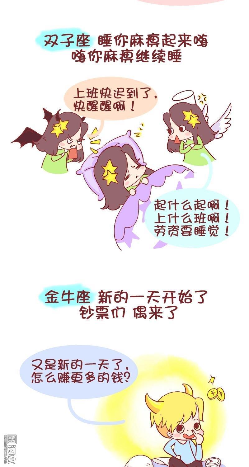 第182話十二星座被鬧鈴吵醒後（7P）