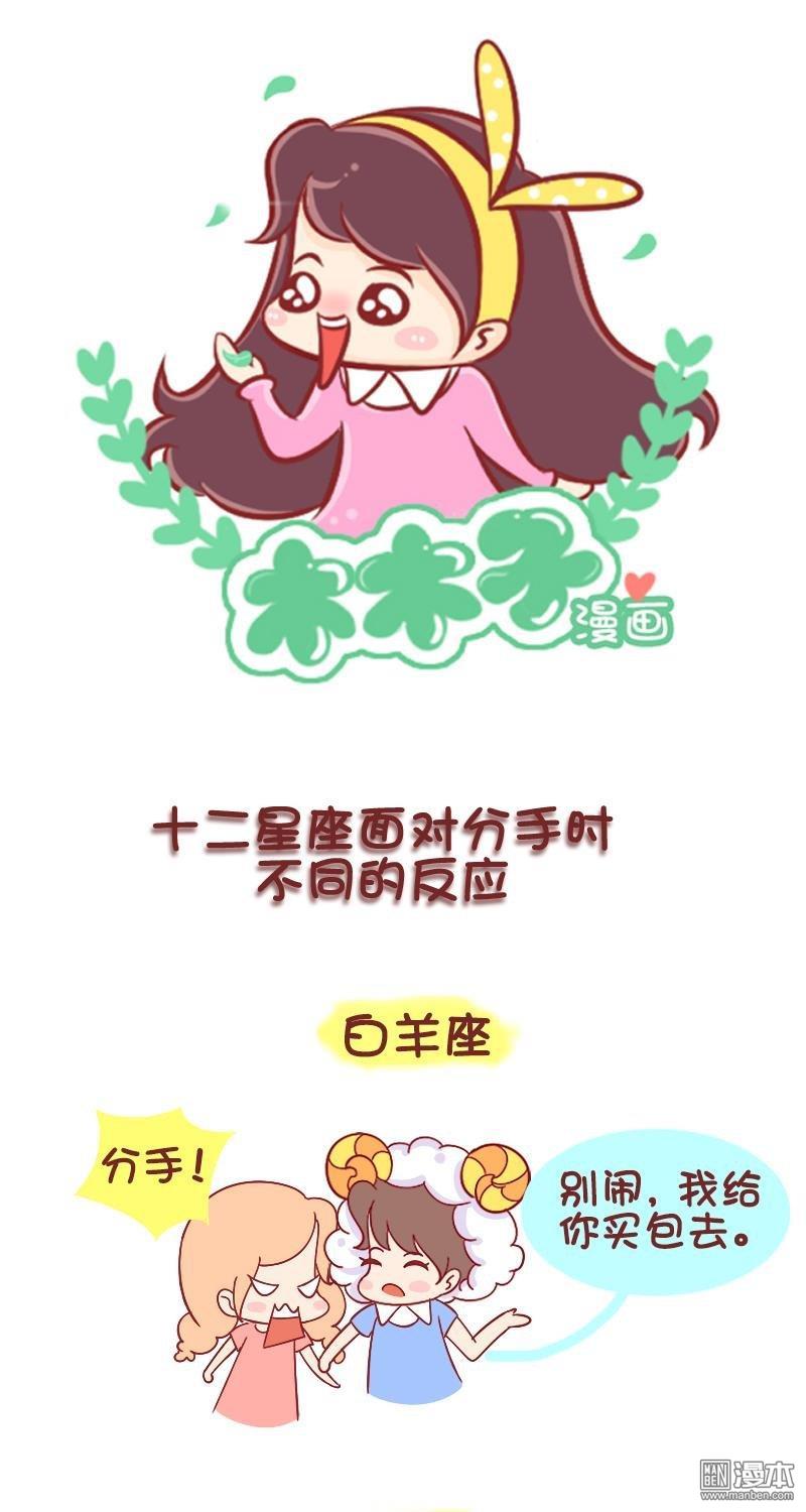 第191話十二星座分手時的反應（8P）